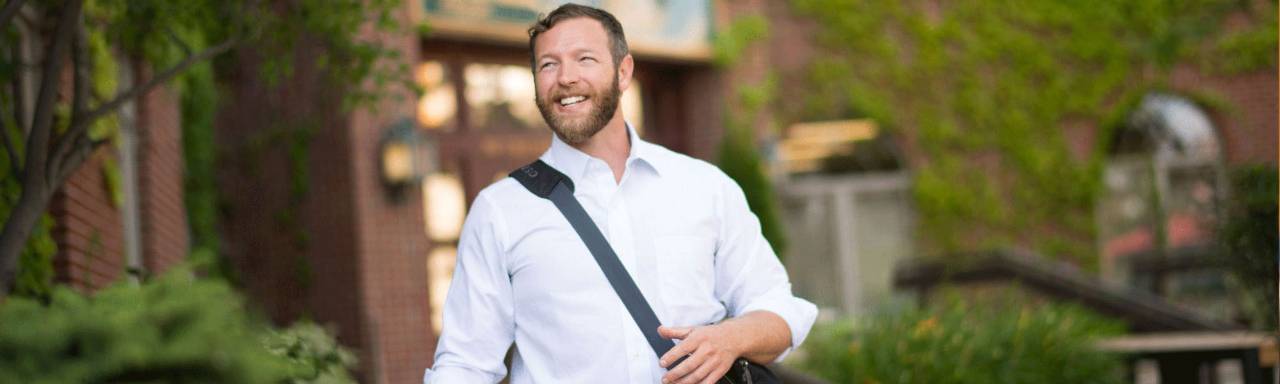 Allied Health Sciences alum Justin Sheehan.